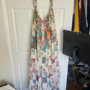 Floral Multicolor Maxi Dress